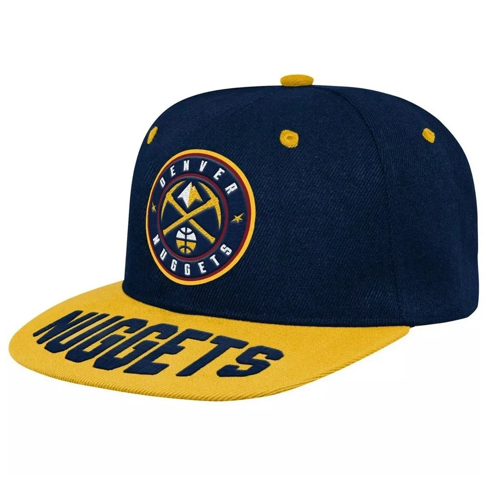 Denver Nuggets Hat Cap Snapback Youth Blue Yellow NBA Basketball Adjustable Kids - Picture 1 of 5